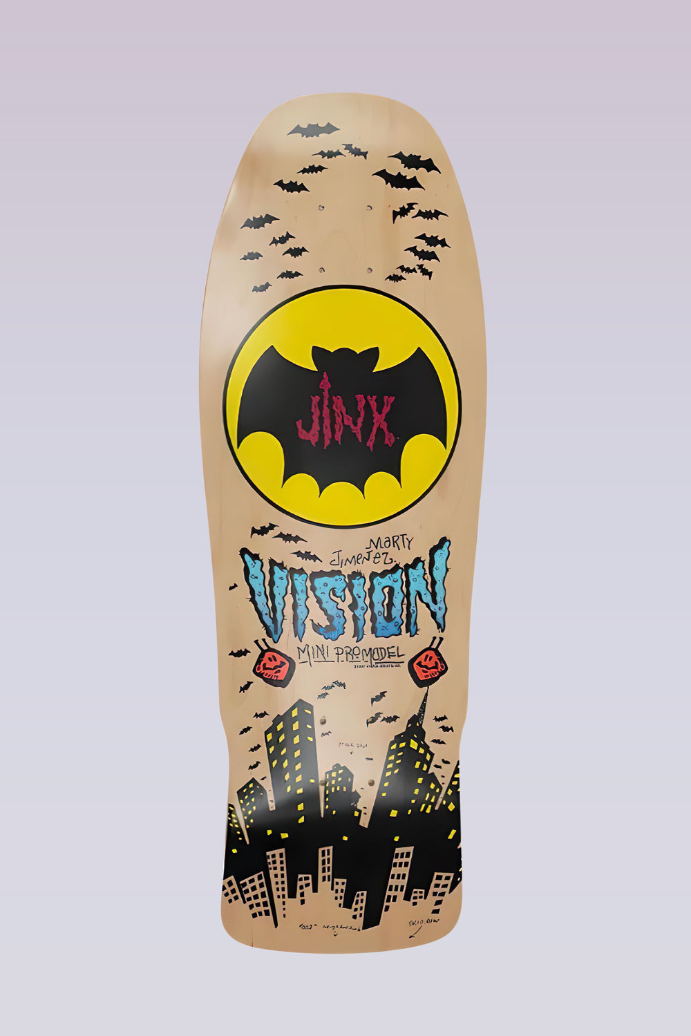 Jinx - Mini Modern Concave Skateboard Deck - 10"X30.25" - Yellow