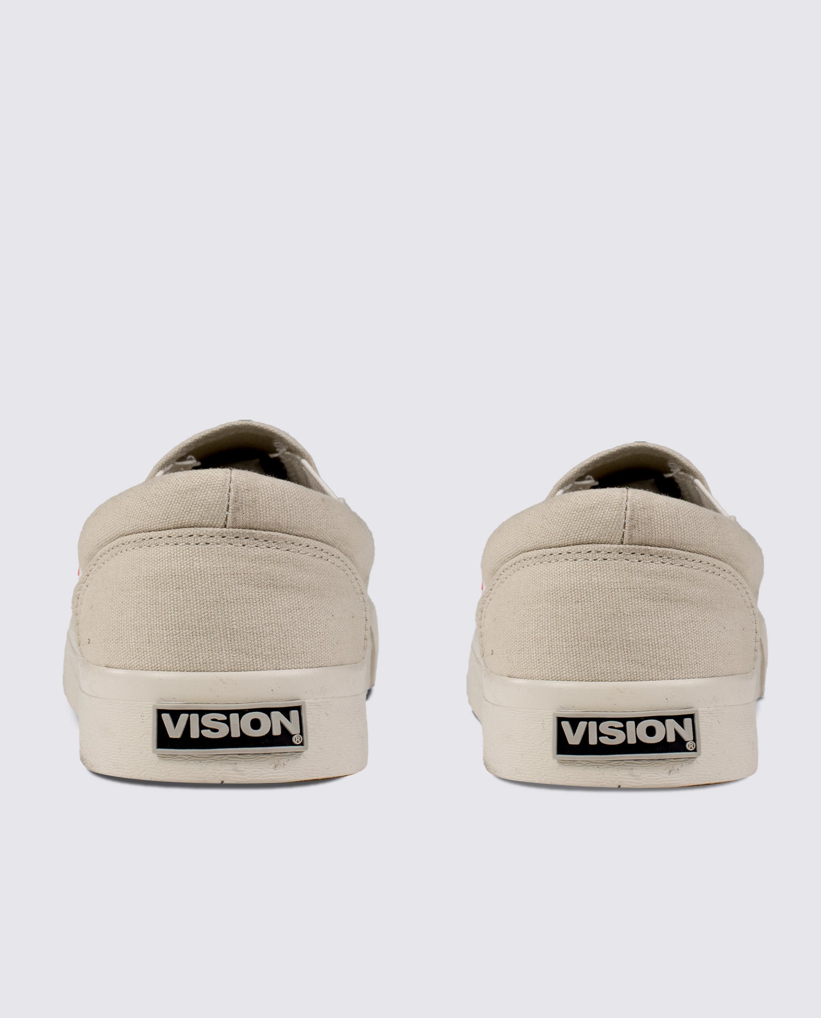 Vision Street Wear Canvas Skateboard Slip On Shoes Bone