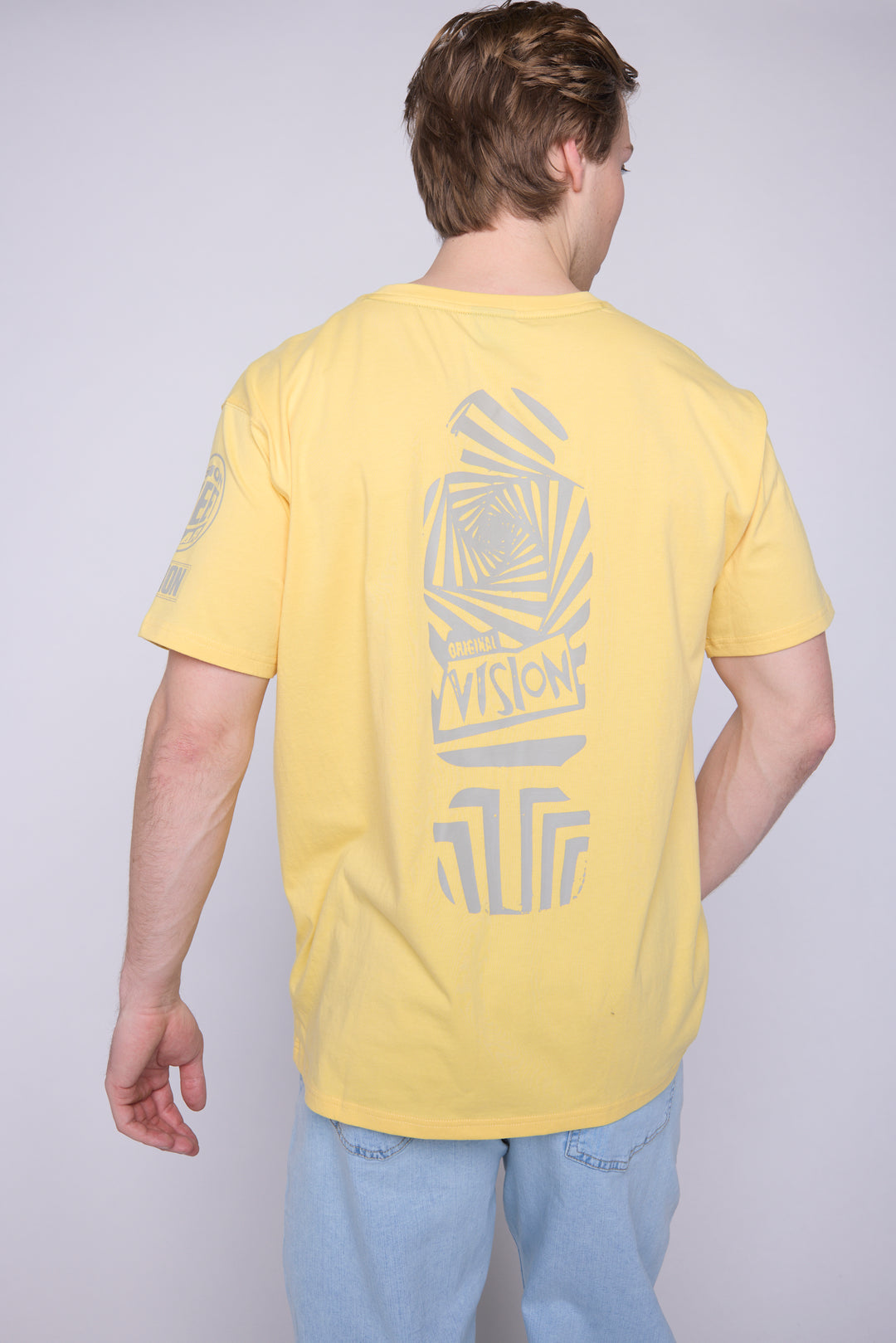 Team Logo T-Shirt - Butter/Mushroom