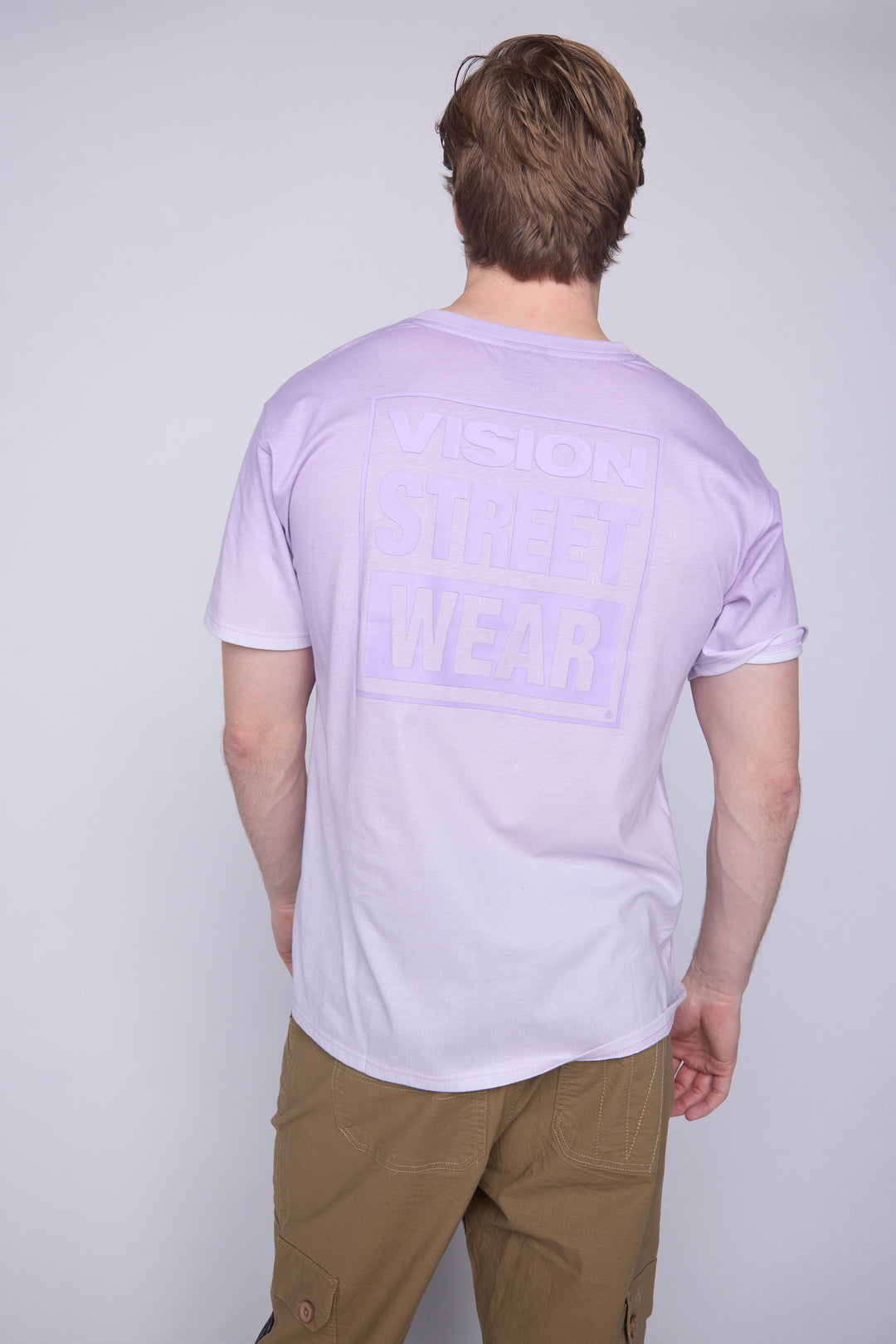 Ombre Box Logo T-Shirt- Lavender