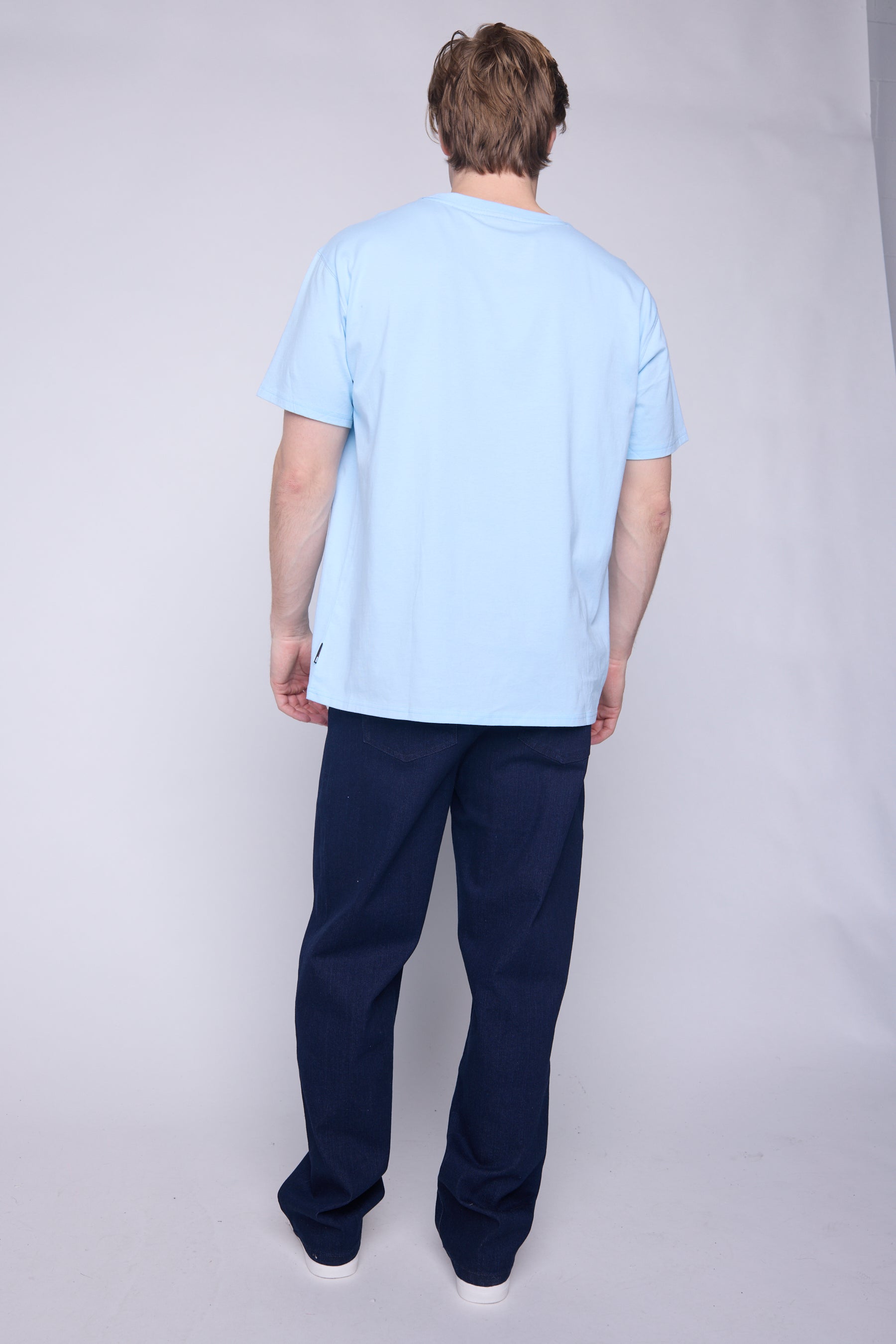 Vision Street Wear 80's Retro T-Shirt Blue Cloud