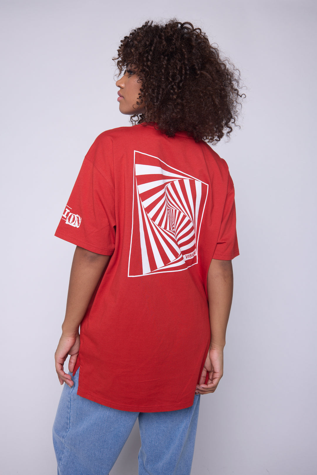 Spiral Box T-Shirt-Red