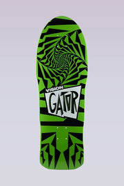 Gator II - Skateboard Deck - 10.25"X29.75'' - Green/Black