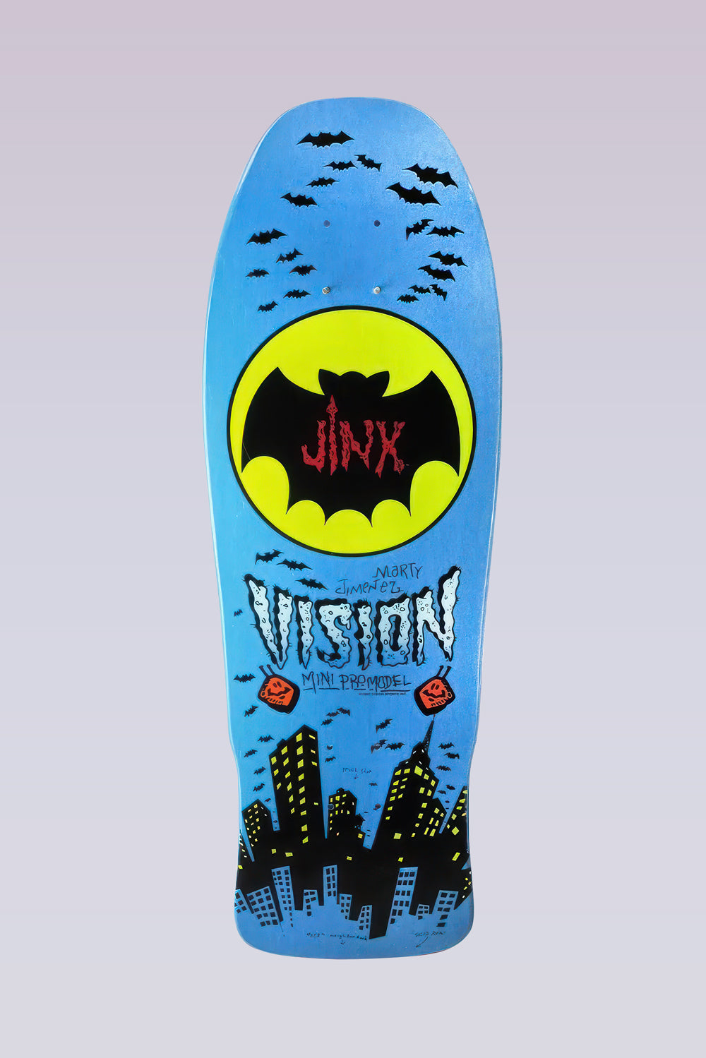 Jinx - Mini Modern Concave Skateboard Deck - 10"X30.25" - Blue