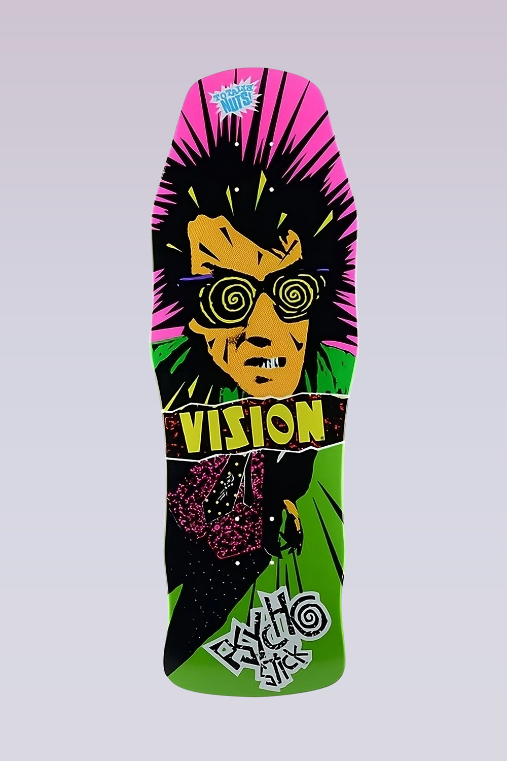 Original Psycho Stick - Skateboard Deck - 10"X30" - Lime