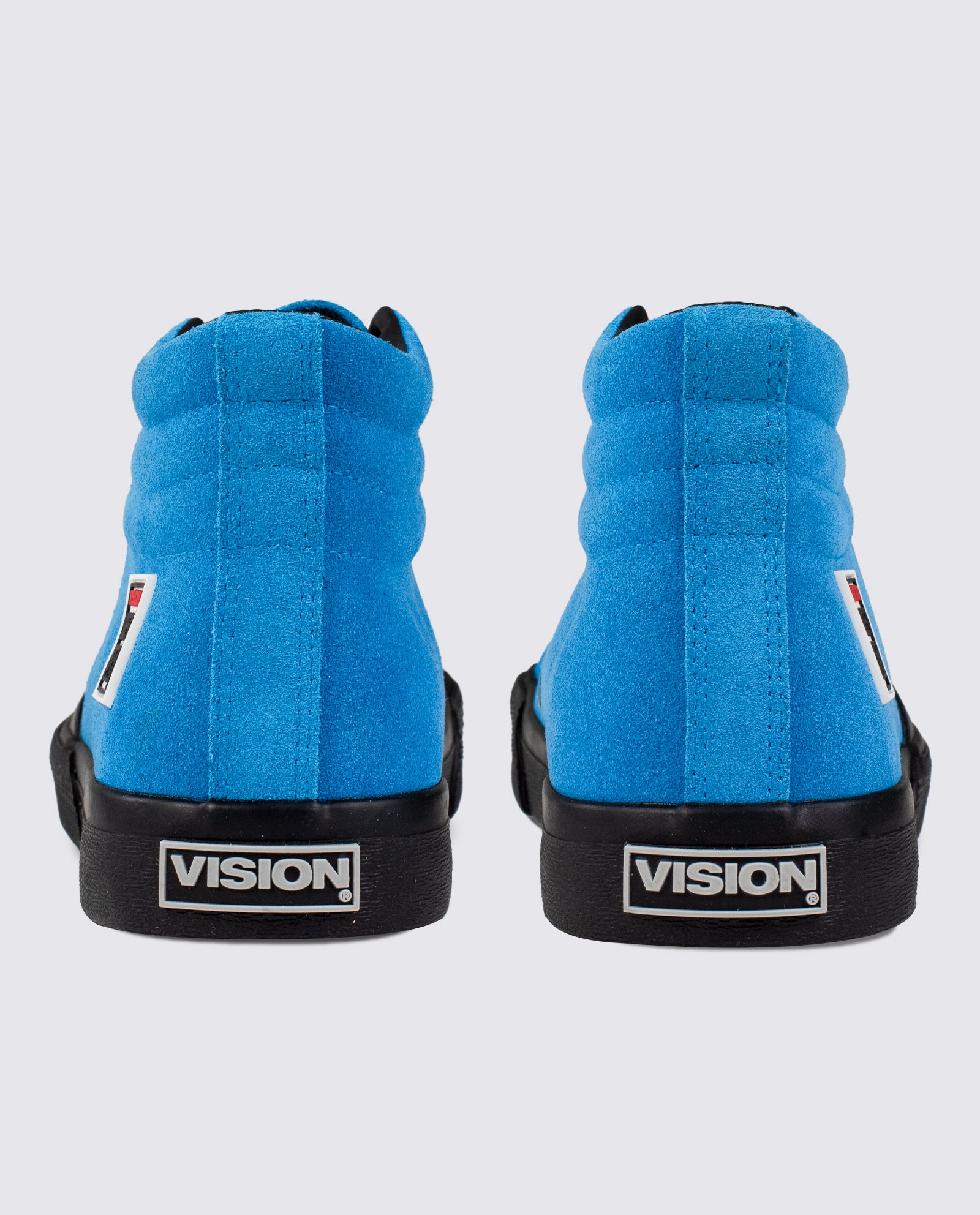 Vision Street Wear Leather Suede High Top Skateboard Sneakers Teal
