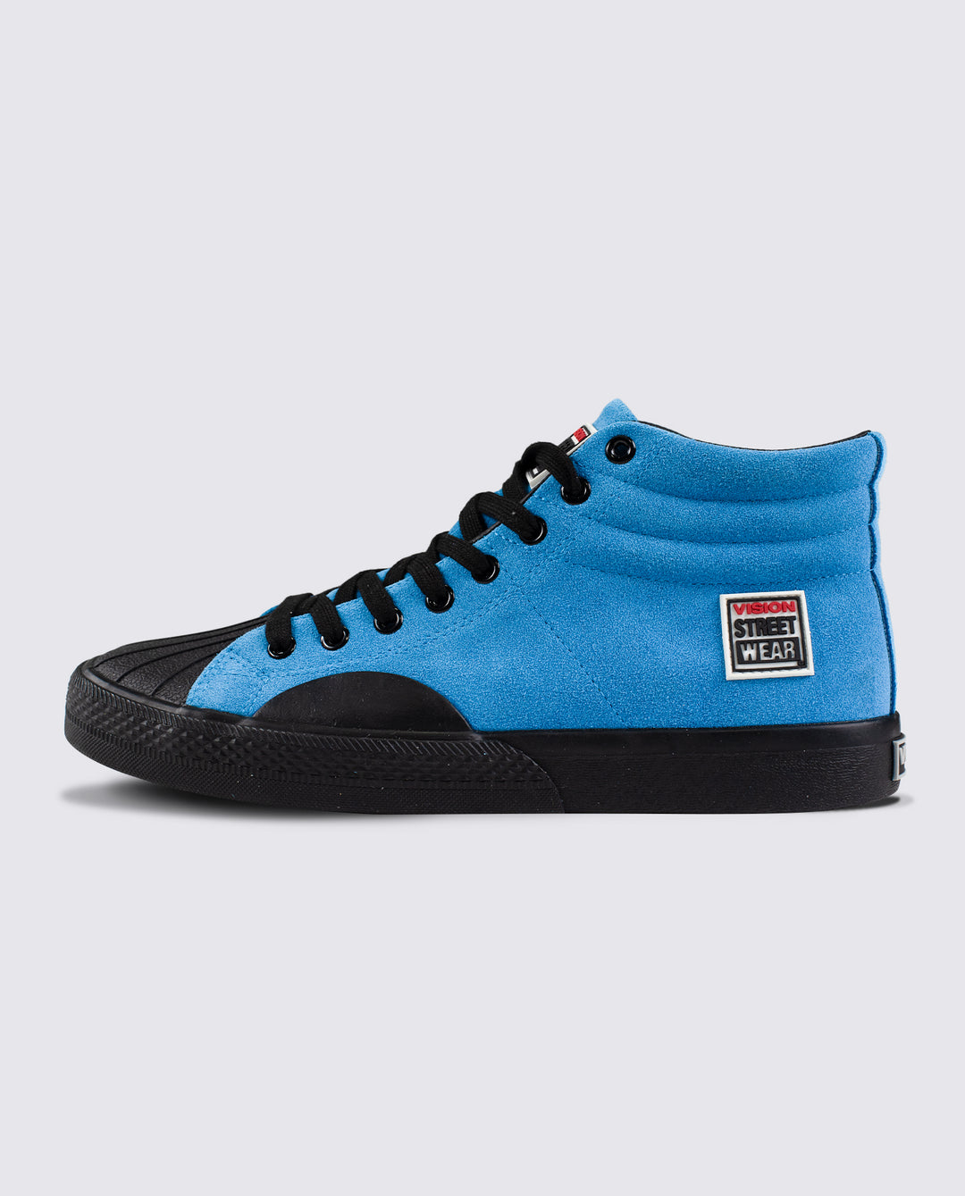 Leather Suede High Top Sneakers Teal