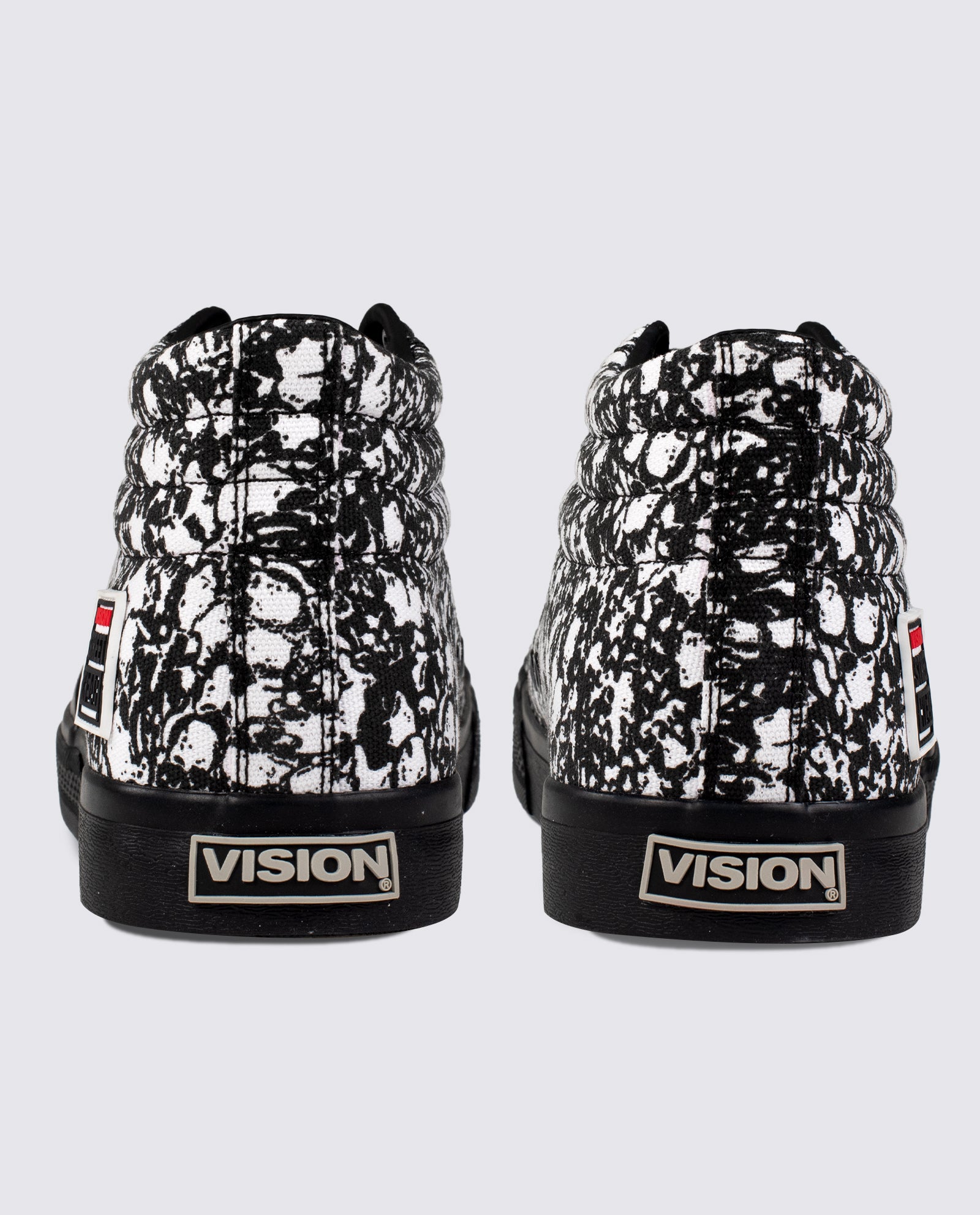 Vision Street Wear Canvas High Top Skateboard Sneakers Skull