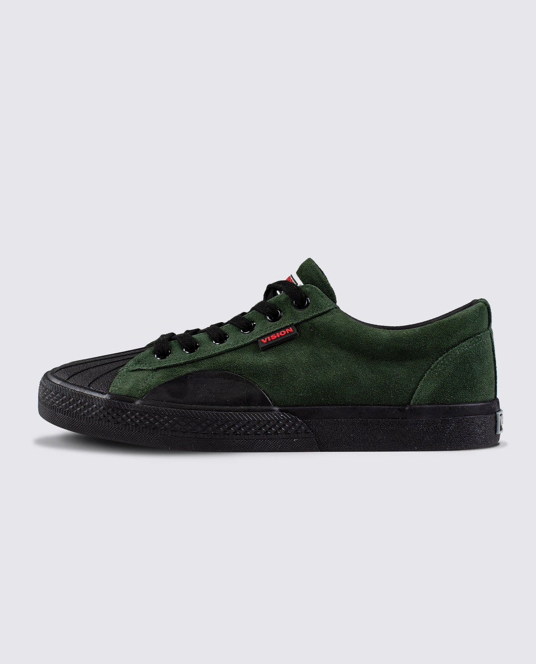 Leather Suede Low Top Sneakers Army