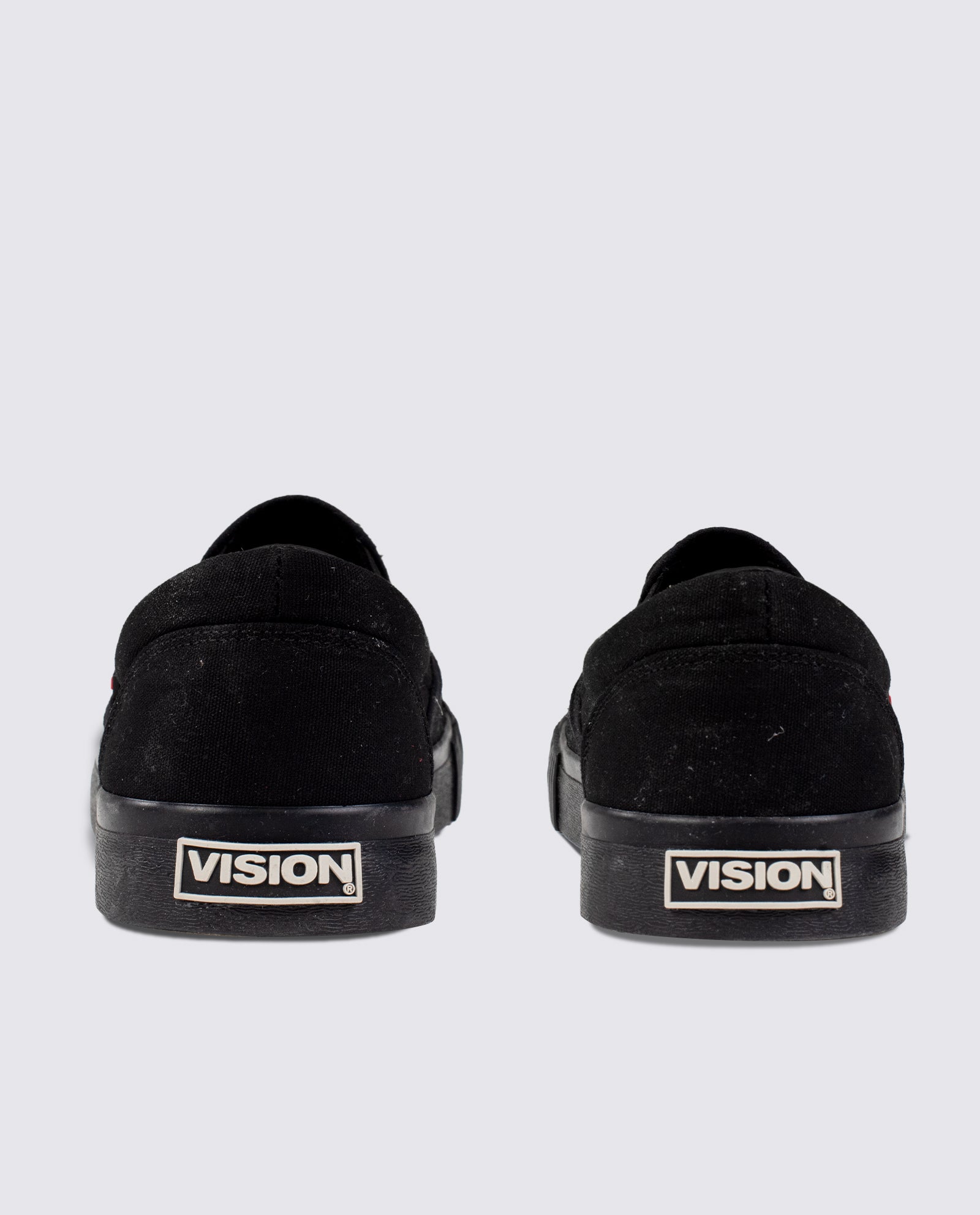 Vision Street Wear Canvas Skateboard Slip On Shoes Black