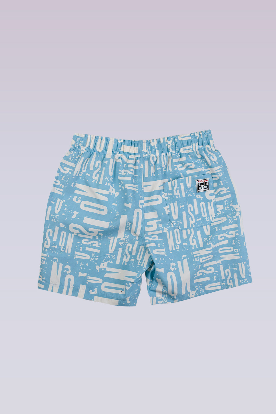 Kids' Aop Swim Shorts-Blue Cloud