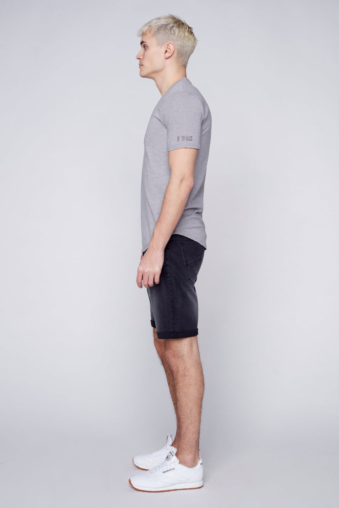 LENNON - Mens Rolled-Up Shorts - Vintage Black