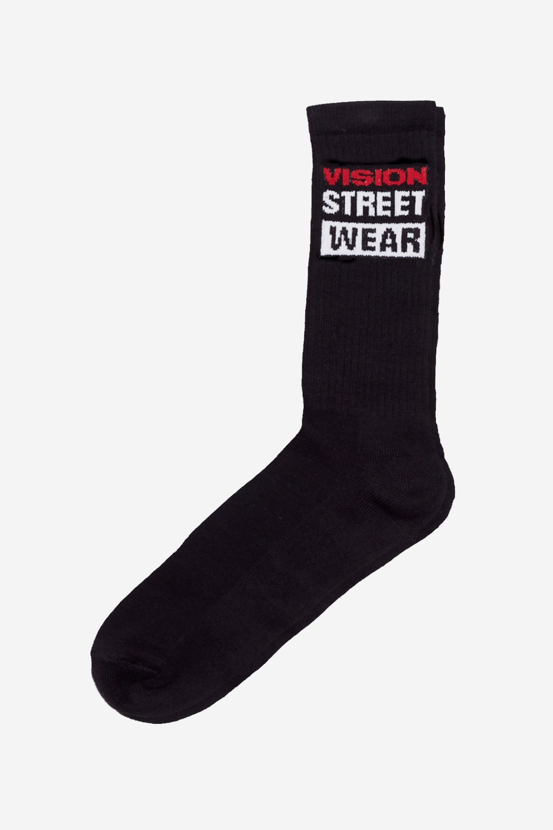 Vision Street Wear Skateboard Sports Socks Black