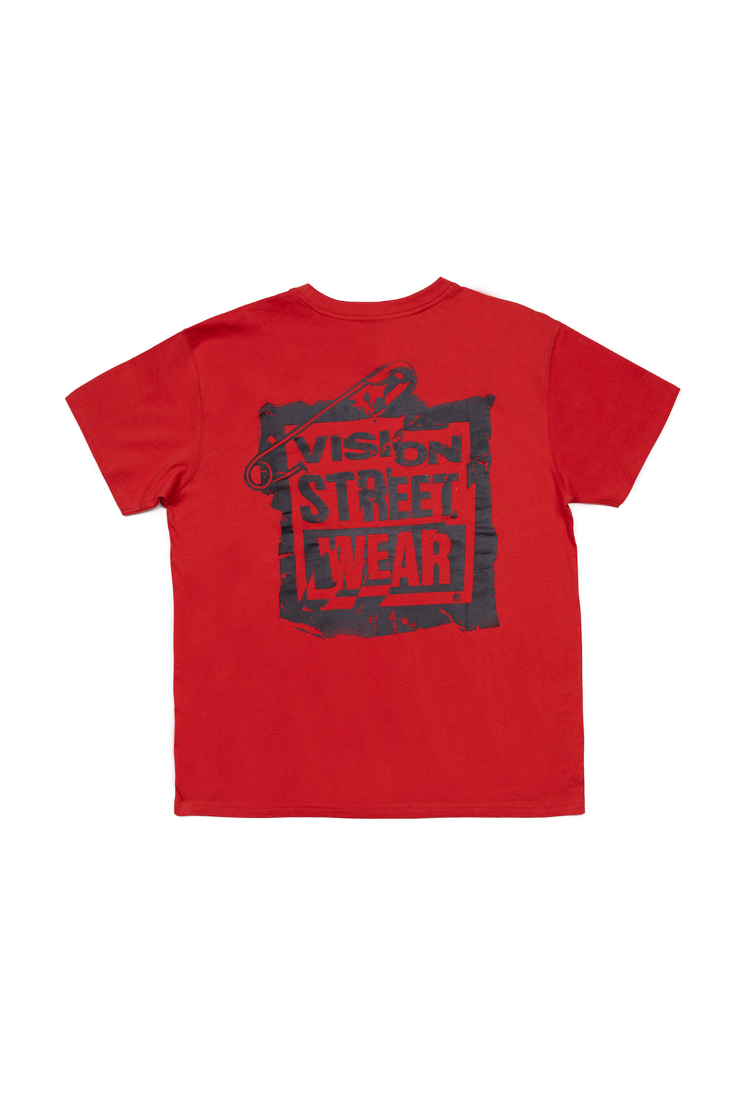 T-shirt avec logo d’épingle de sécurité- Rouge