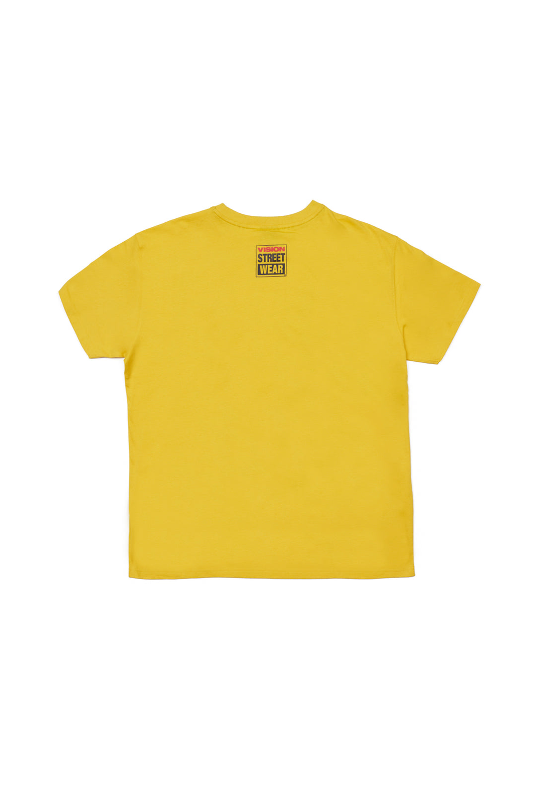 Face Print Logo T-Shirt - Yellow