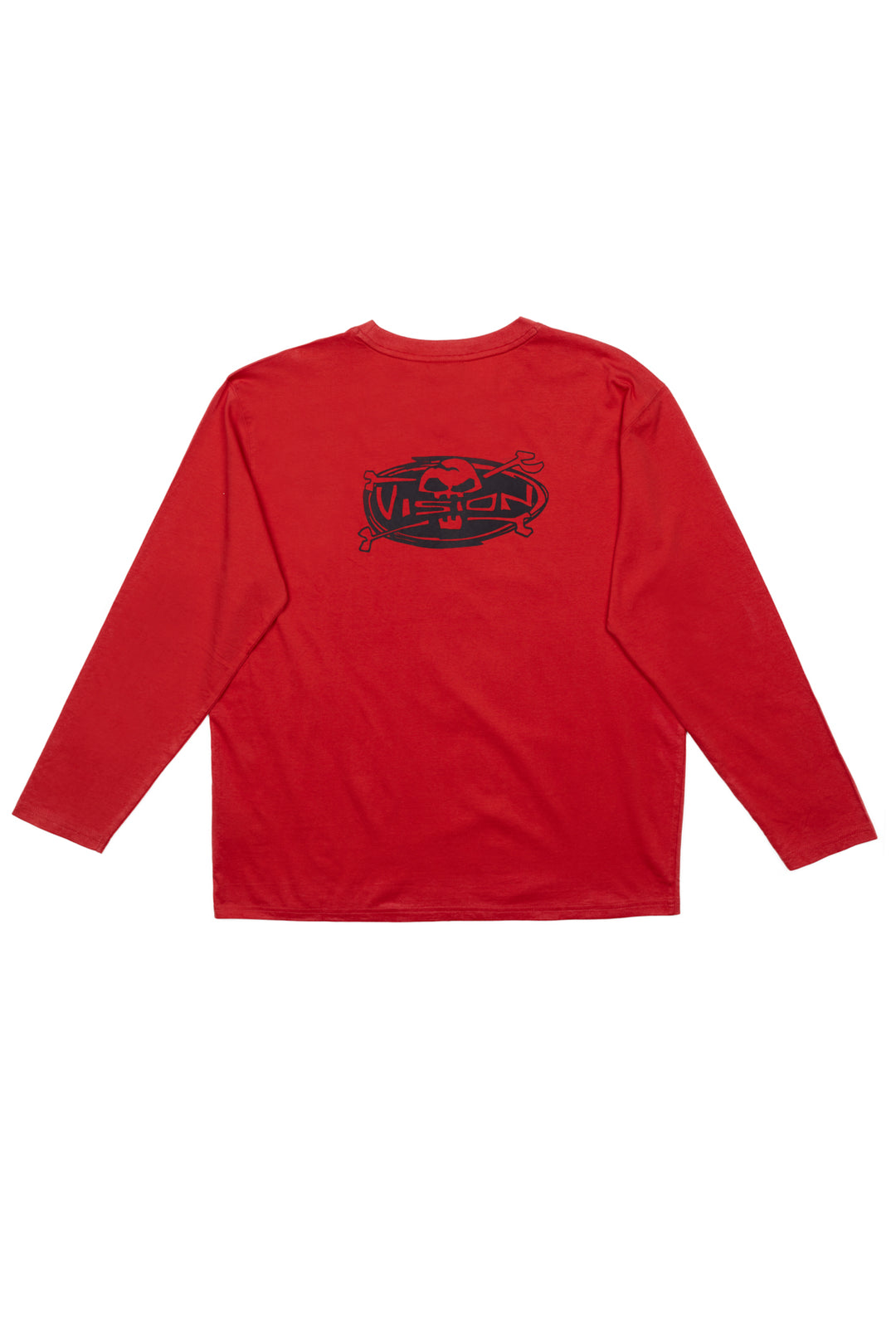 Skull Bone Print T-Shirt-Red