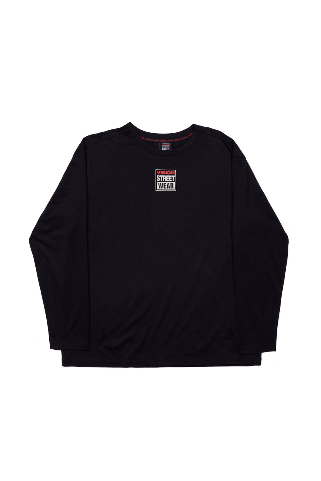 Long Sleeves Iconic Logo T-Shirt- Black
