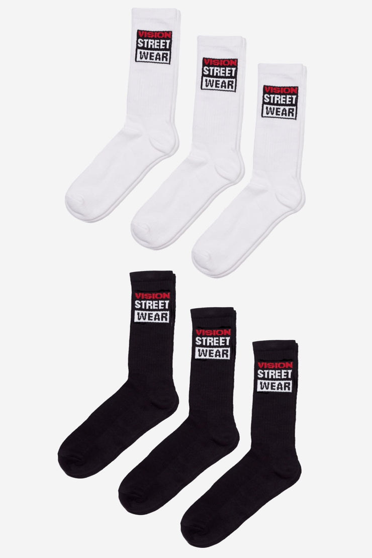 Chaussettes de sport avec logo, paquet de 6 paires